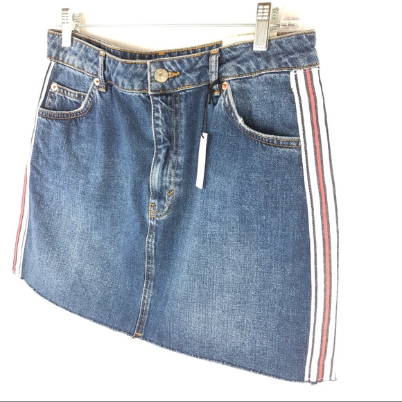 Topshop Varsity Skirt - Picture 2 of 7